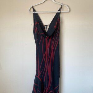 Women's Black and Red Dress